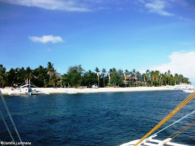 Malapascua beach, November 2012, view from the sea