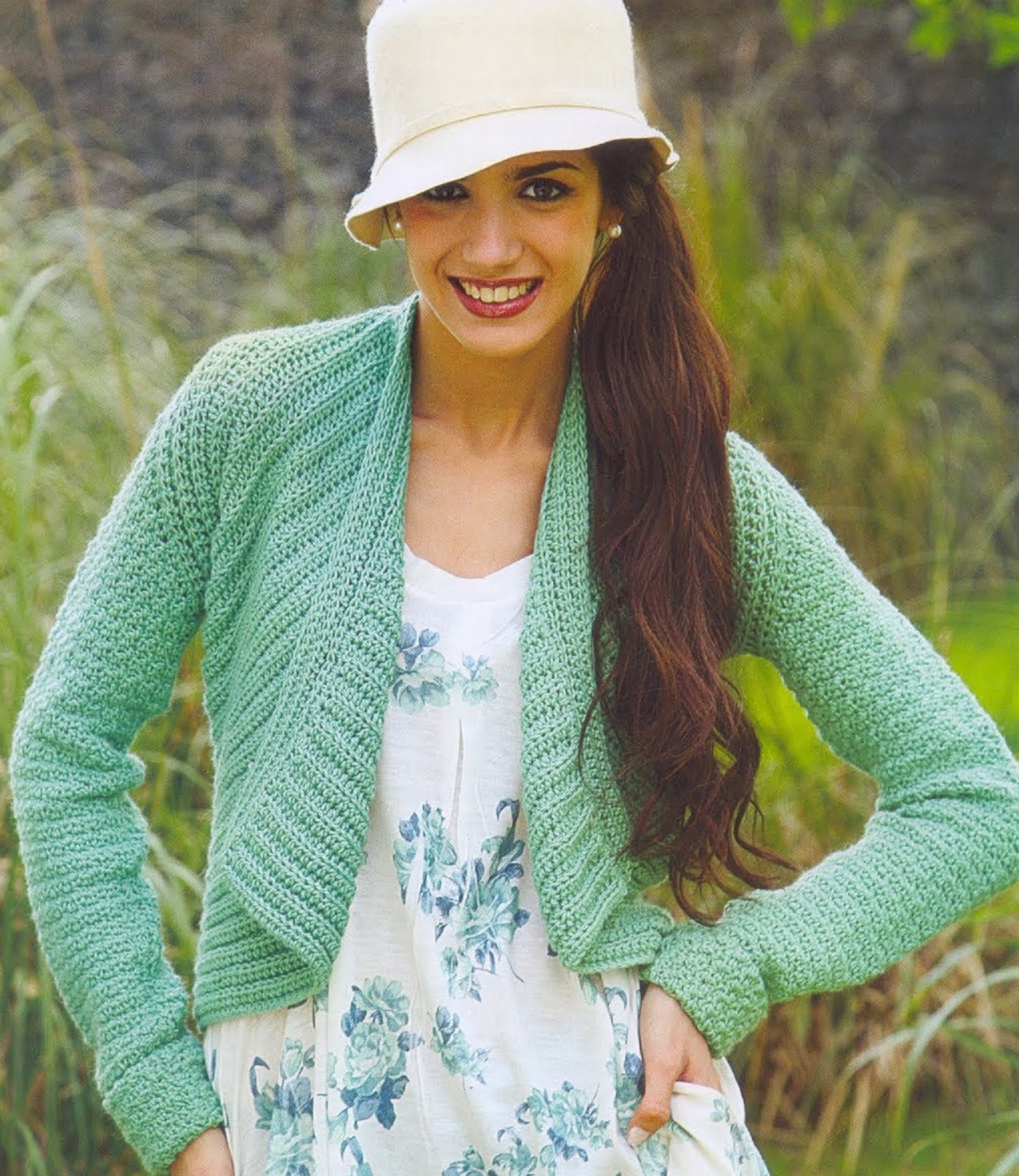 örnekler modeller Yakalı örgü bolero