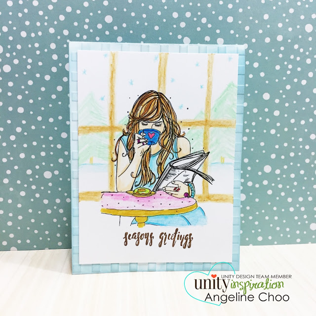 ScrappyScrappy: Winter Coffee Blog Hop with Unity Stamp - How to draw a winter scene #scrappyscrappy #unitystamp #winterclh2016 #christmas #seasonsgreetings #card #cardmaking #coloredpencils #winter #holiday #papercraft #youtube #quicktipvideo