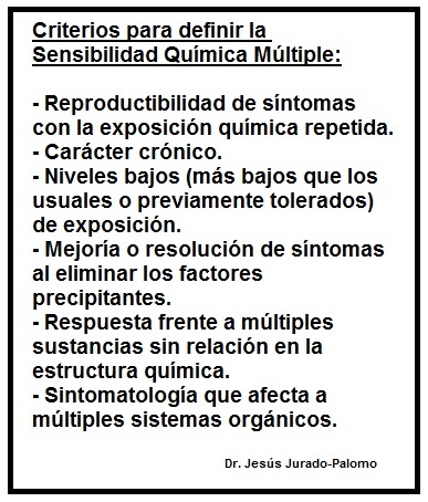  Criterios para definir la SQM. Dr. Jesús Jurado-Palomo