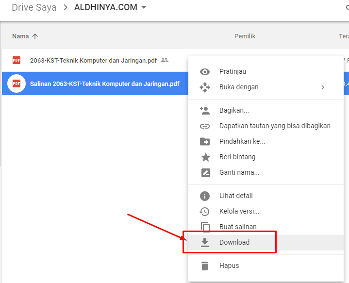 Cara Mudah Download File dari Google Drive yang Limit Akses