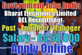 Bharat Electronics Limited BEL Recruitment 2017