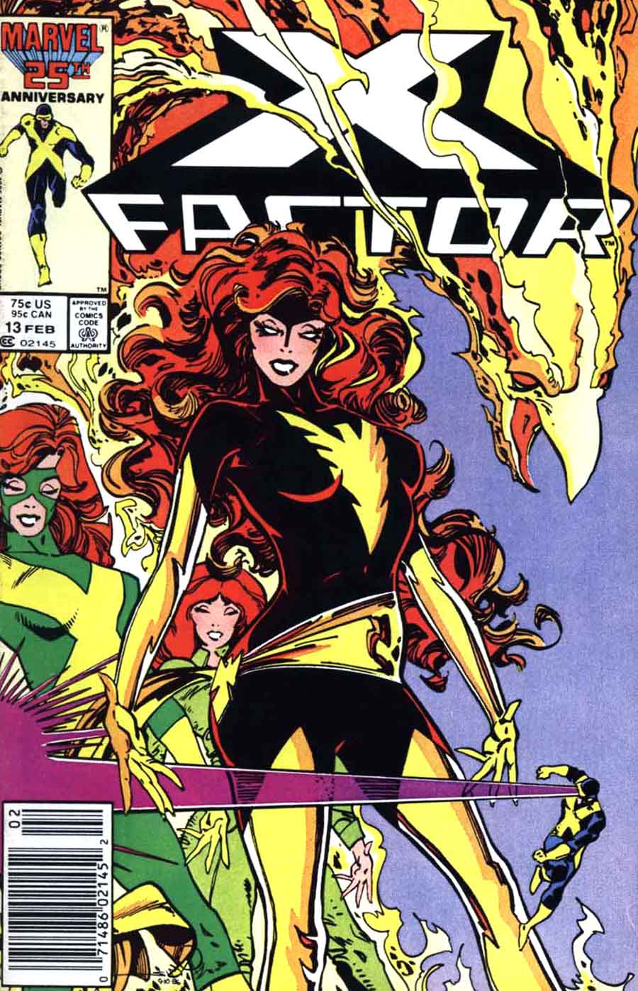 Walt Simonson cover - X-Factor #13 Walt Simonson jean grey phoenix marvel comic book cover - X-Factor #13