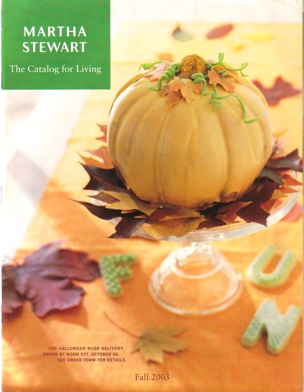Martha By Mail Pumpkin Cake Mold