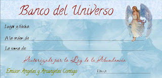 Ángeles y Arcángeles contigo: ¿Cómo llenar el cheque de la Abundancia?