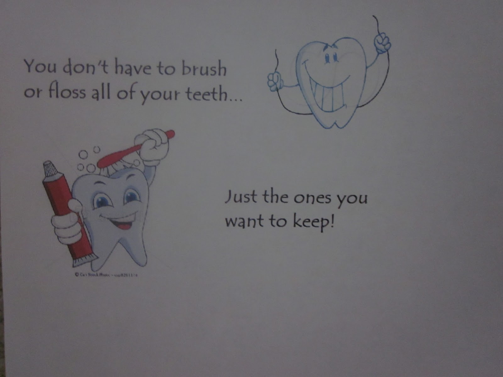 Pintresting Challenge: Brush your teeth sign