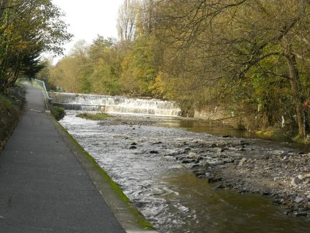 Walk the River Dodder in Dublin - waterfall