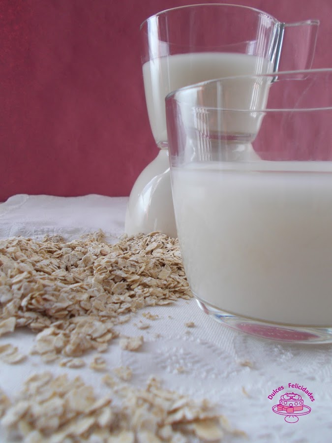 Leche de avena casera