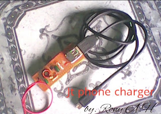 gambar 1.5v joule thief charger hand phone