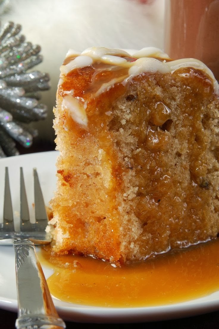 Apple Harvest Pound Cake with Caramel Glaze Joki's Kitchen