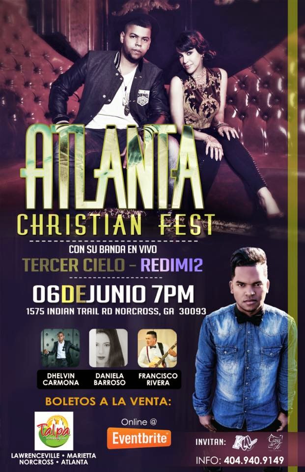 Atlanta Christian Fest en Norcross, GA 6 Junio 2015 EyC Cristianos