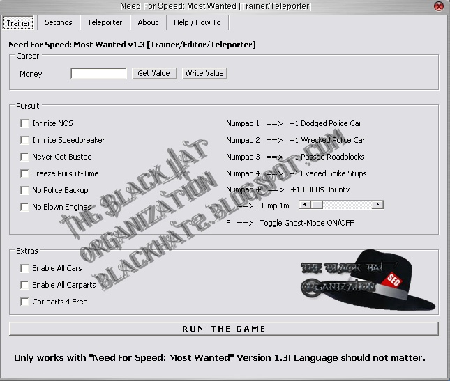 need for speed most wanted trainer maximum performance need for speed most wanted trainer maximum performance
