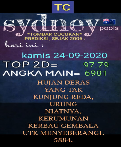 PREDIKSI SIDNEY