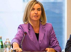 η επικεφαλής της ευρωπαϊκής διπλωματίας Φεντερίκα Μογκερίνι