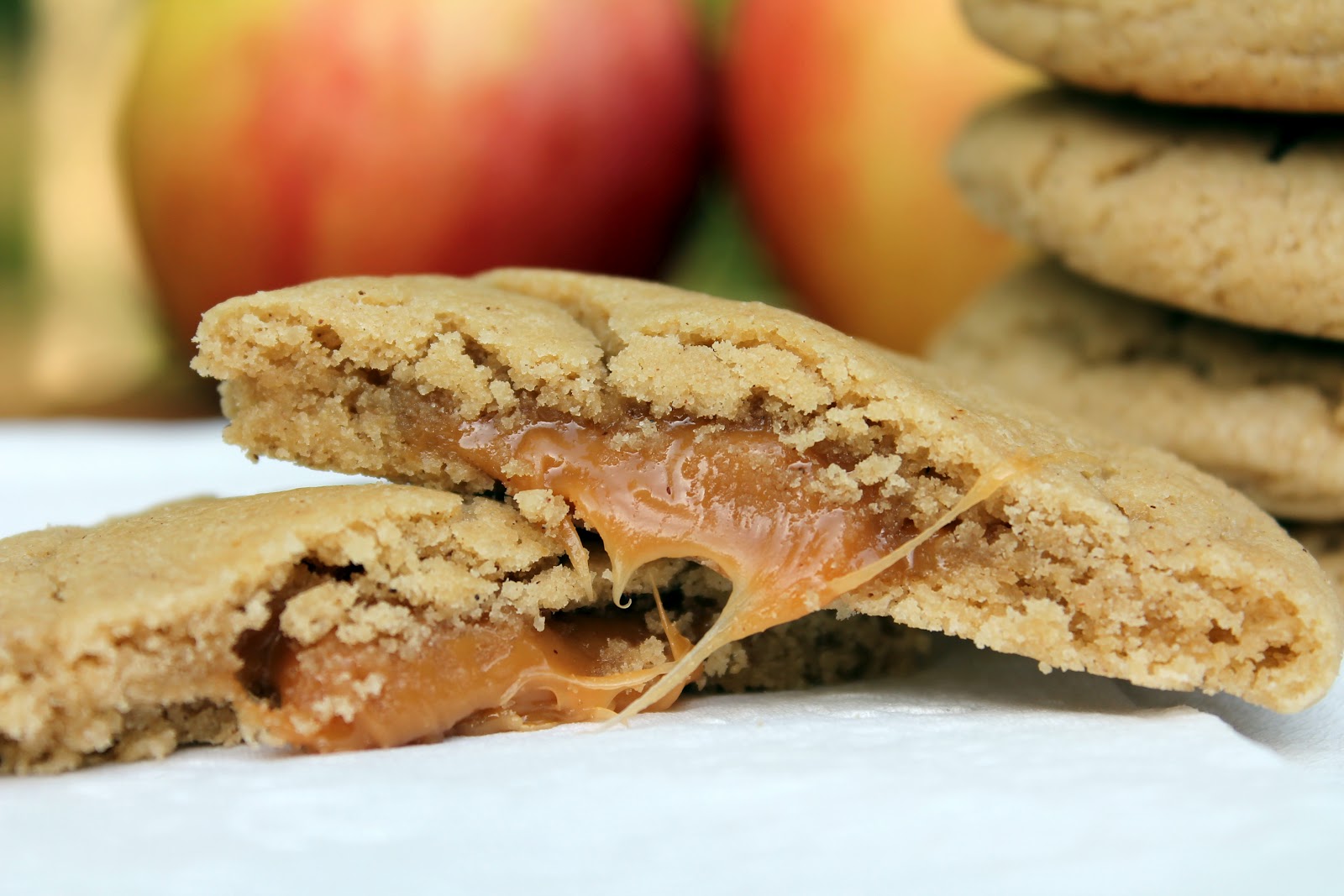 Bakestravaganza Apple Cider Caramel Filled Cookies