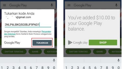 Cara mendapatkan saldo google play store gratis