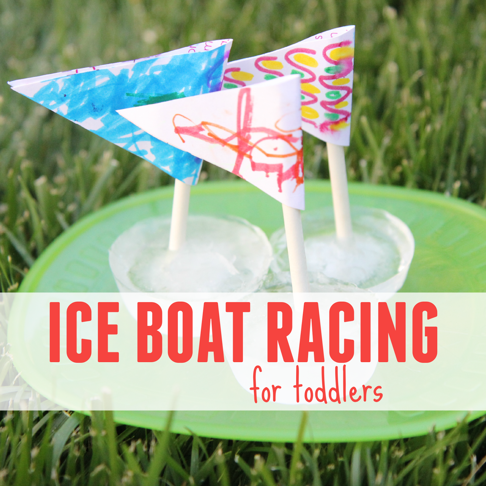 toddler approved!: ice boat racing for toddlers