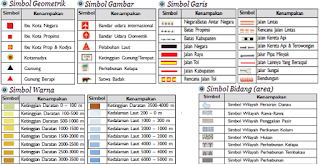 simbol dan artinya dalam peta umum