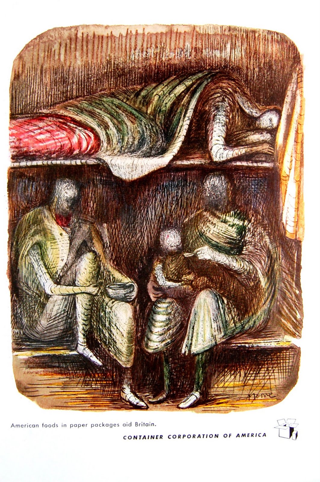 Henry Moore Four Grey Sleepers ArtHive: Henry Moore