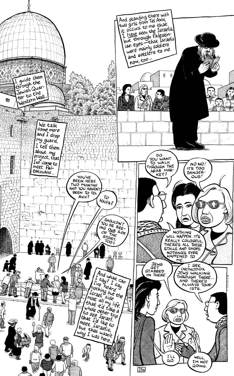 Page 256 Chapter 9 of Joe Sacco Palestine Online