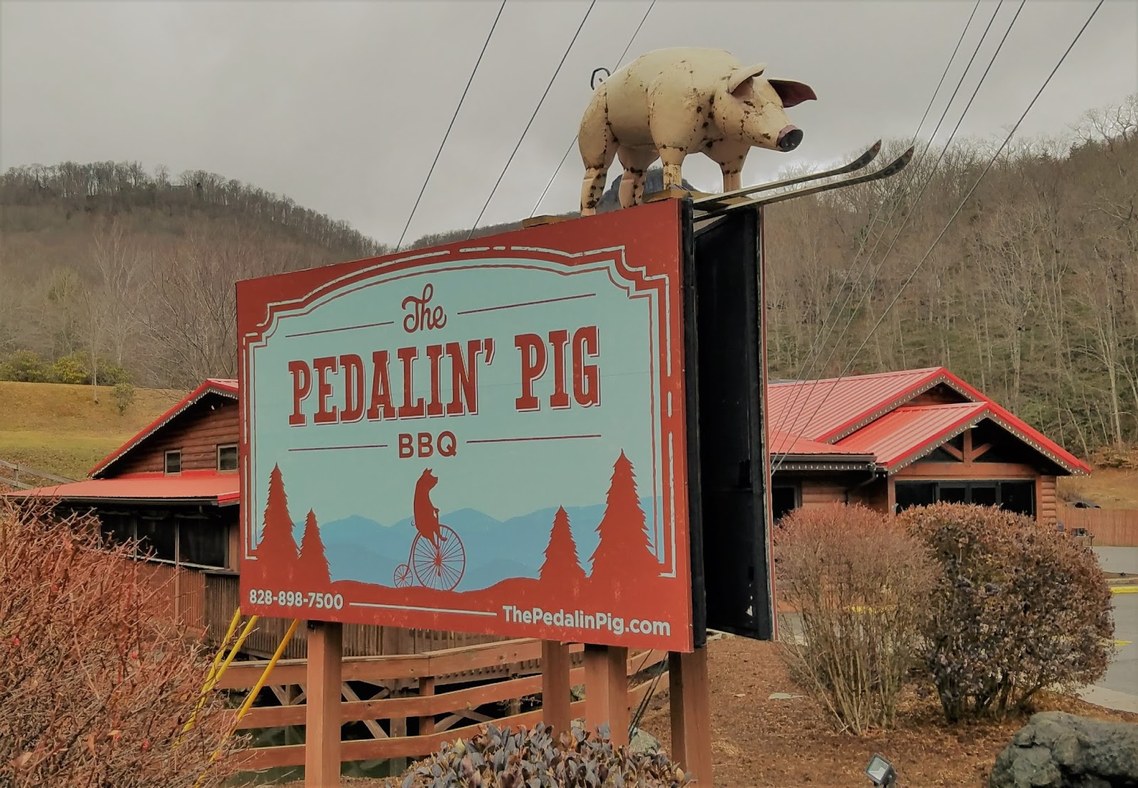 Smoked Pig And Sweet Tea The Pedalin Pig Bbq Banner Elk Nc