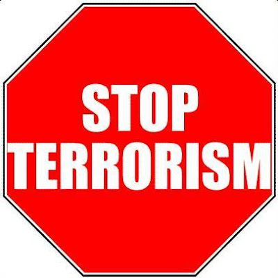 Put an end to terrorism, but not 'terrorists'. Put an end to terrorism, but not 'terrorists'.