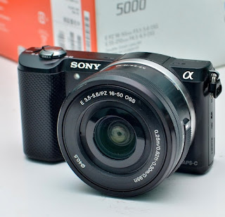 Kamera Mirrorless Sony a5000 Wi-Fi Fullset