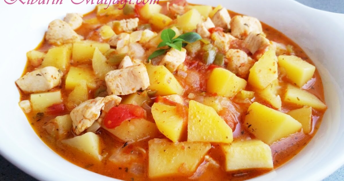 Tavuk etli patates yemeği tarifi