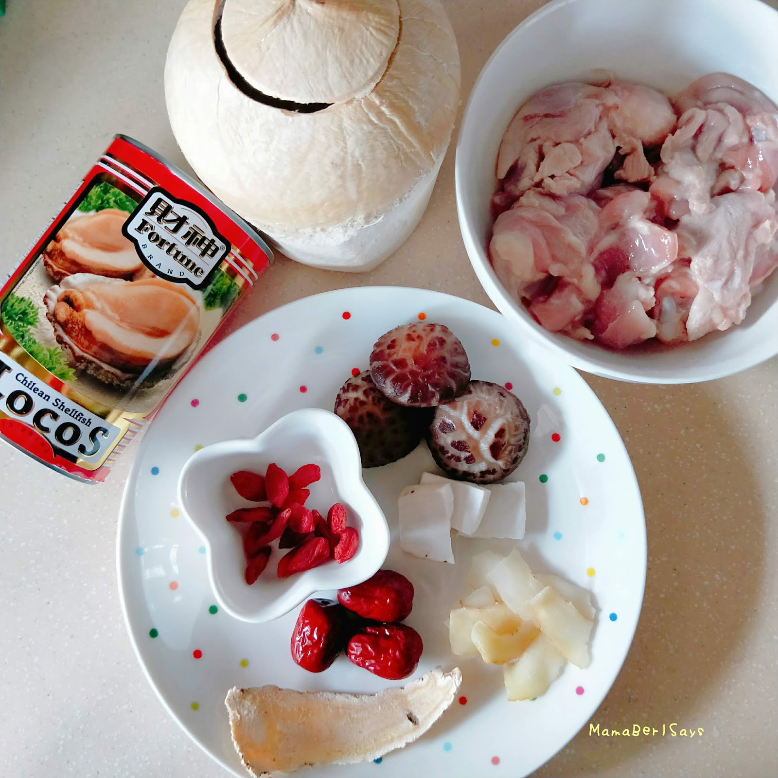 Recipe • Fortune Doubleboiled Chicken soup in Coconut