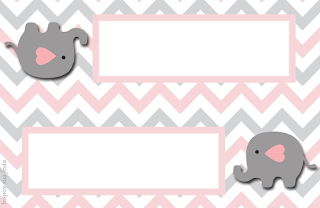 Lluvia de Bendiciones en Rosa y Celeste: Invitaciones y Etiquetas para Candy Bar para Imprimir Gratis. Esta es otra etiqueta para golosinas.