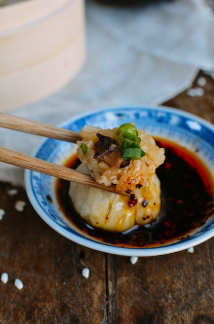 Sticky Rice Mushroom Shumai with Homemade Wrappers - All Recipe Network
