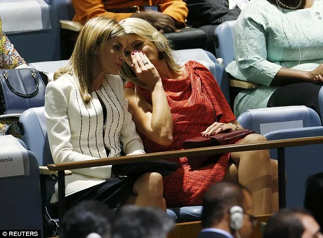 The two Queens in New York at the UN Assembly. The King and Queen of Spain are currently on visit to New York for the annual summit; whereas the Queen of the Netherlands