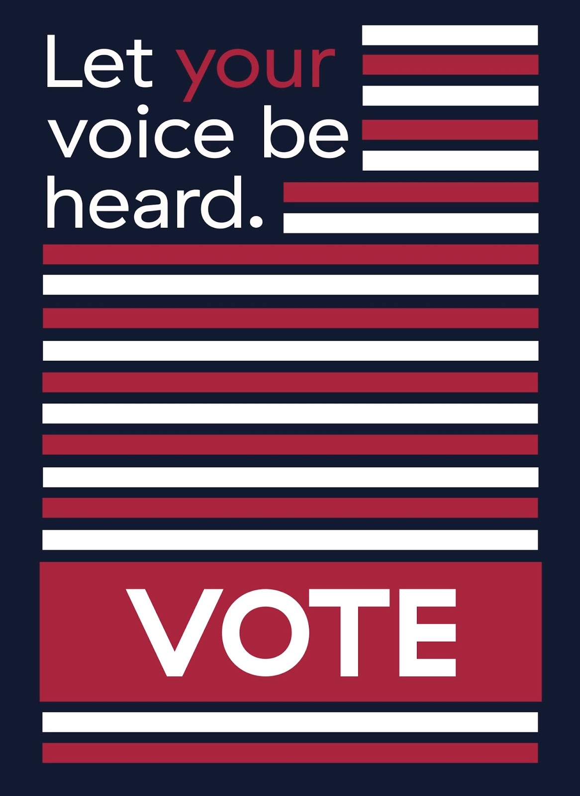 Vote day. Lets vote. Vote for posters. Lets go voter.