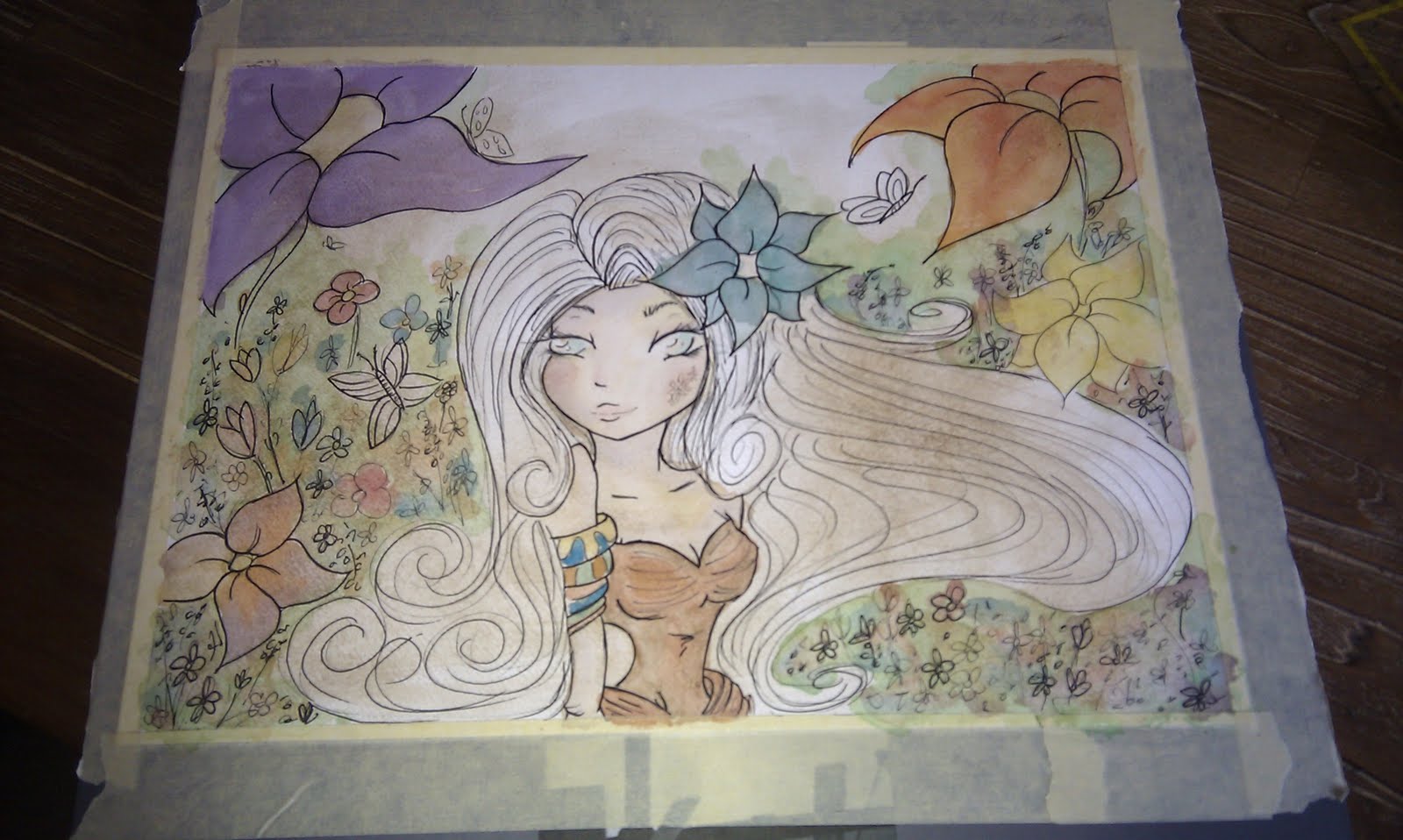 A Look in a Creative Mind TJ's WIP Flower Girl Ivy Liliana