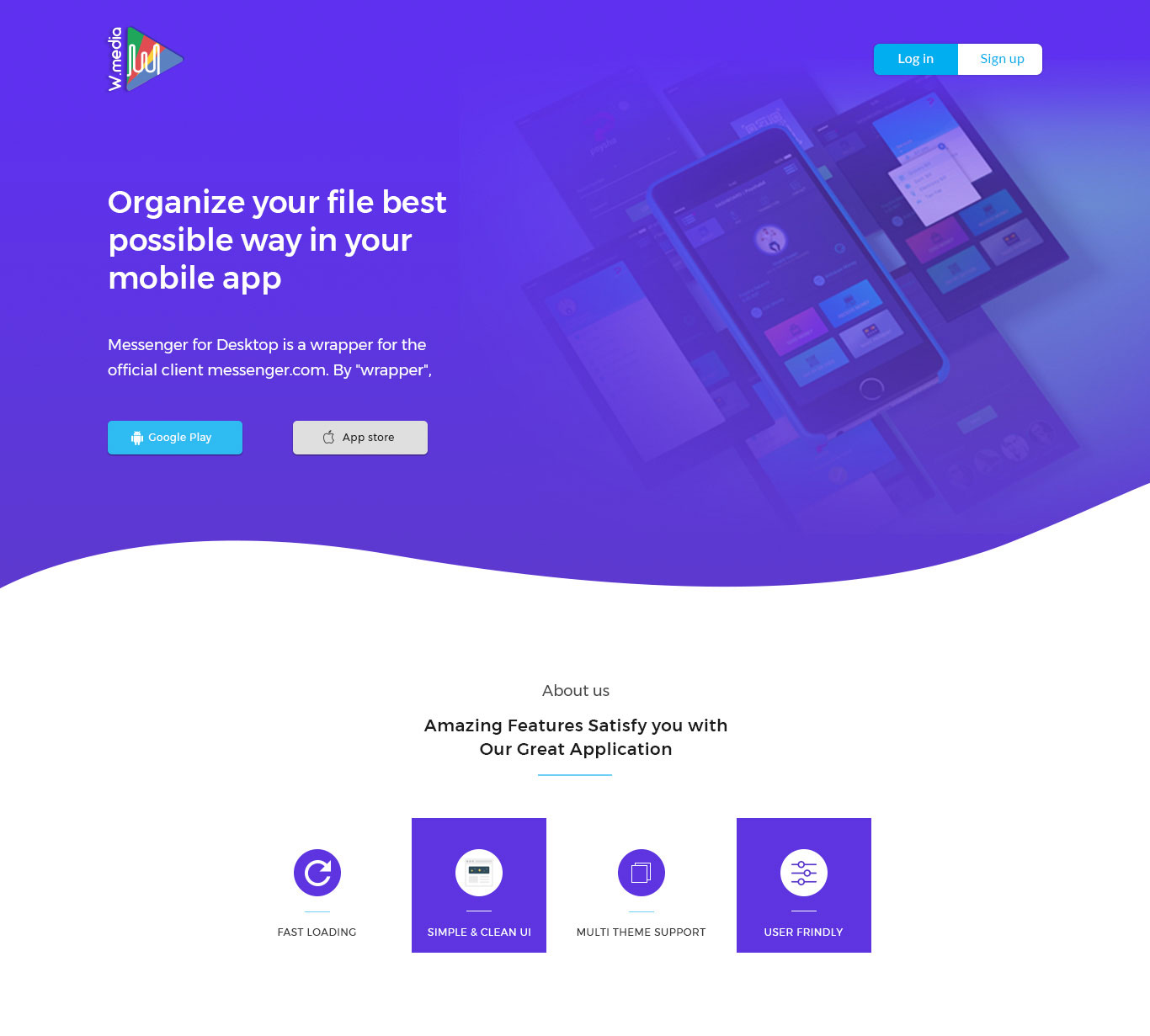 One Page app launching website | UI | Graphics Designer | Brand ...