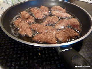 cooking chicken goujons