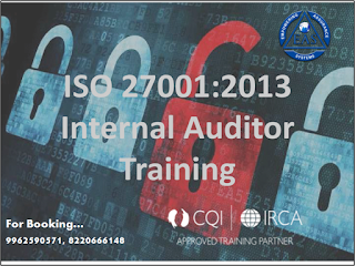 ISMS Internal Auditor Training online