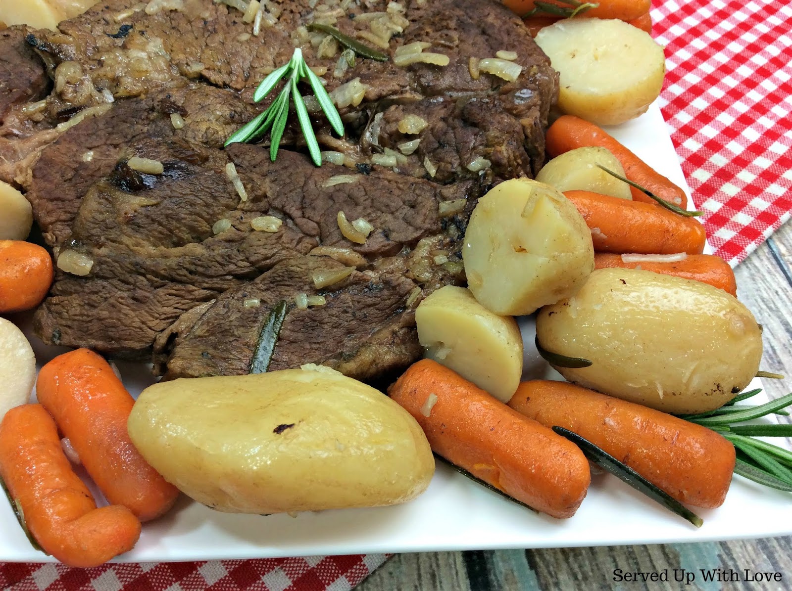 Slow Cooker Roast Beef Served Up With Love