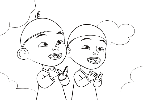 Gambar Mewarnai Upin Ipin Untuk Anak PAUD dan TK Gambar Mewarnai Upin Ipin Untuk Anak PAUD dan TK