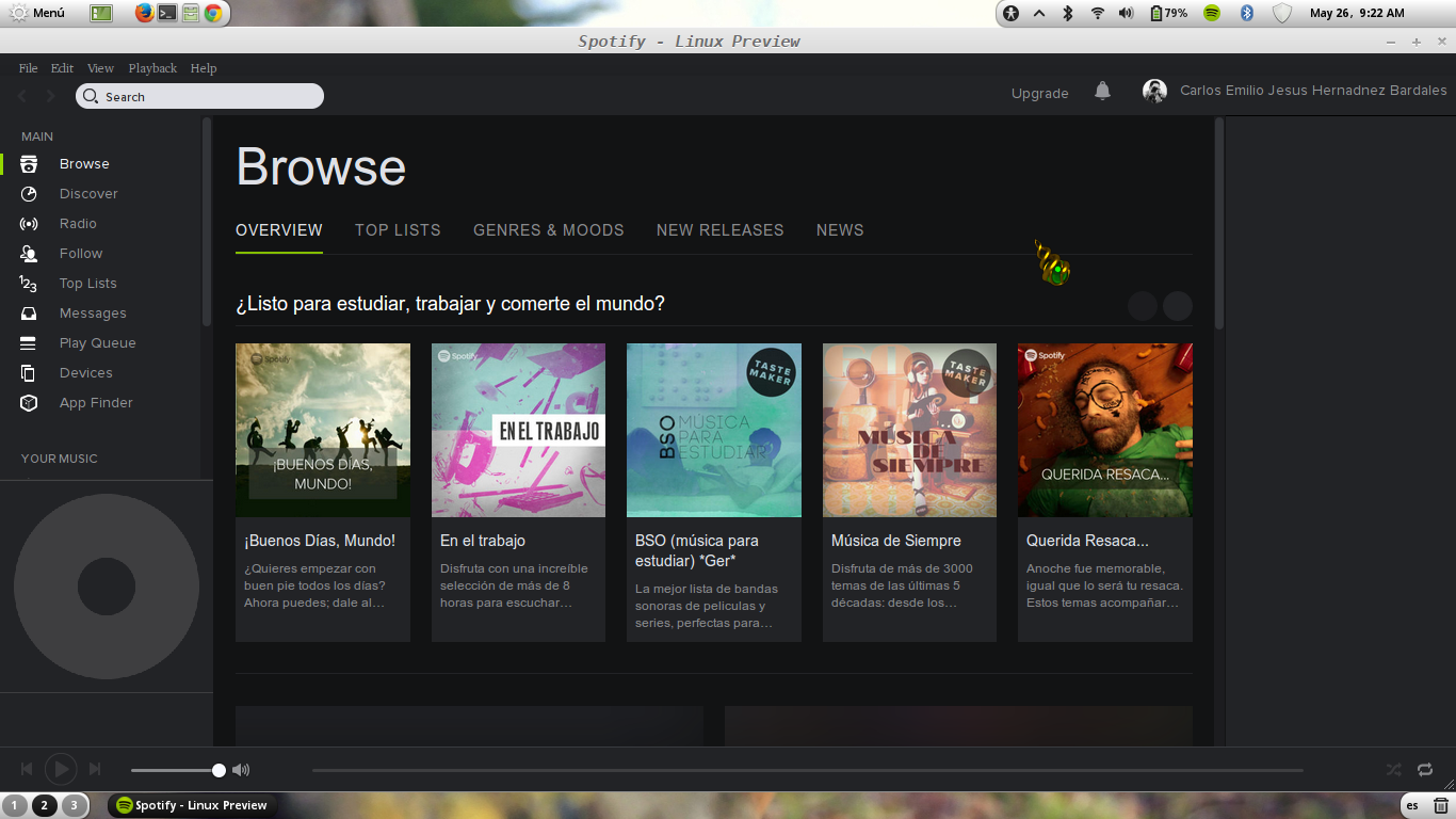 Instalar Spotify en Linux Mint