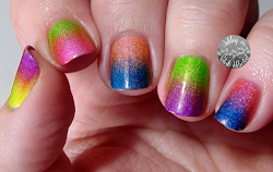 january nail challenge rainbow days colors