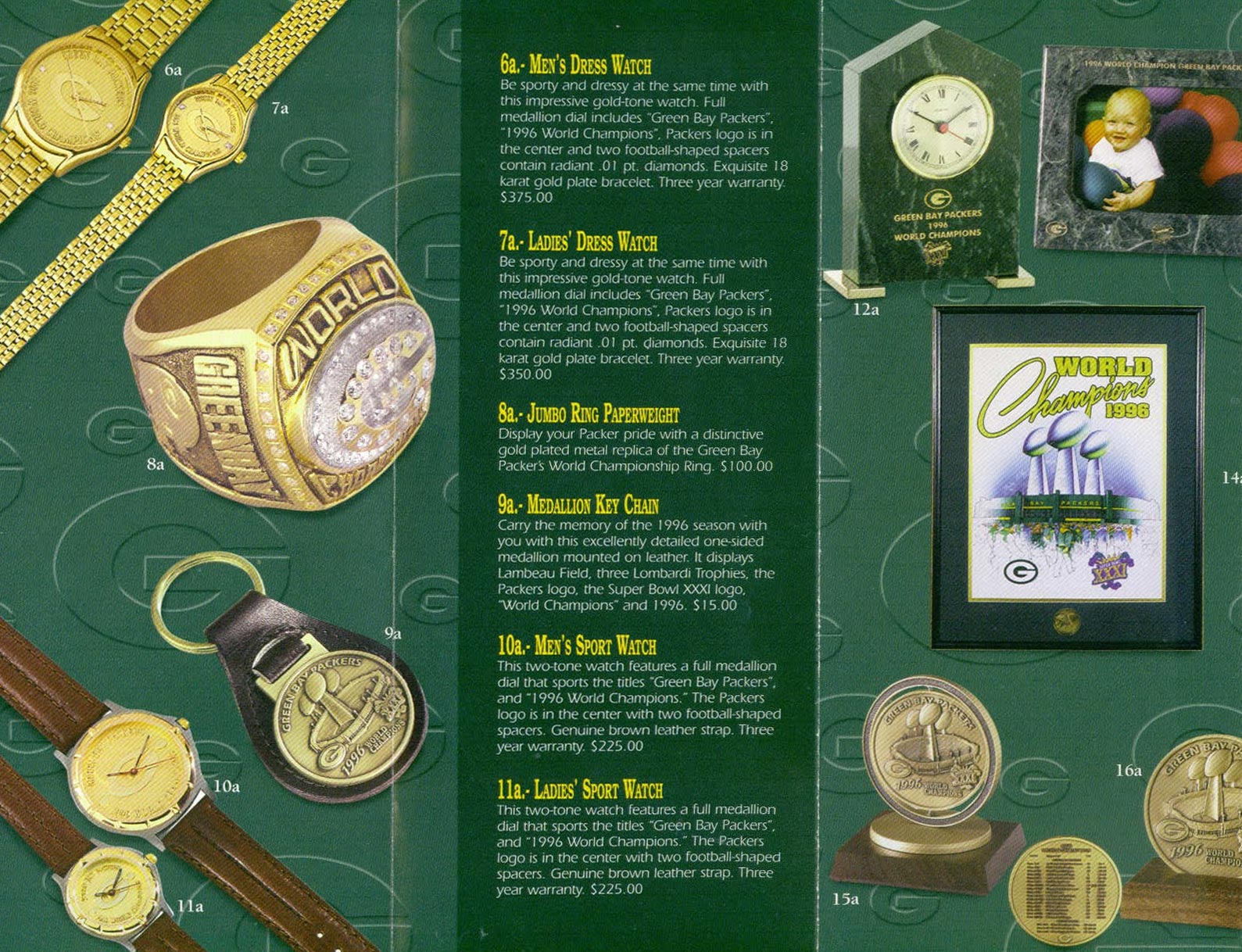 The Wearing Of the Green (and Gold) 1996 Shareholder Rings