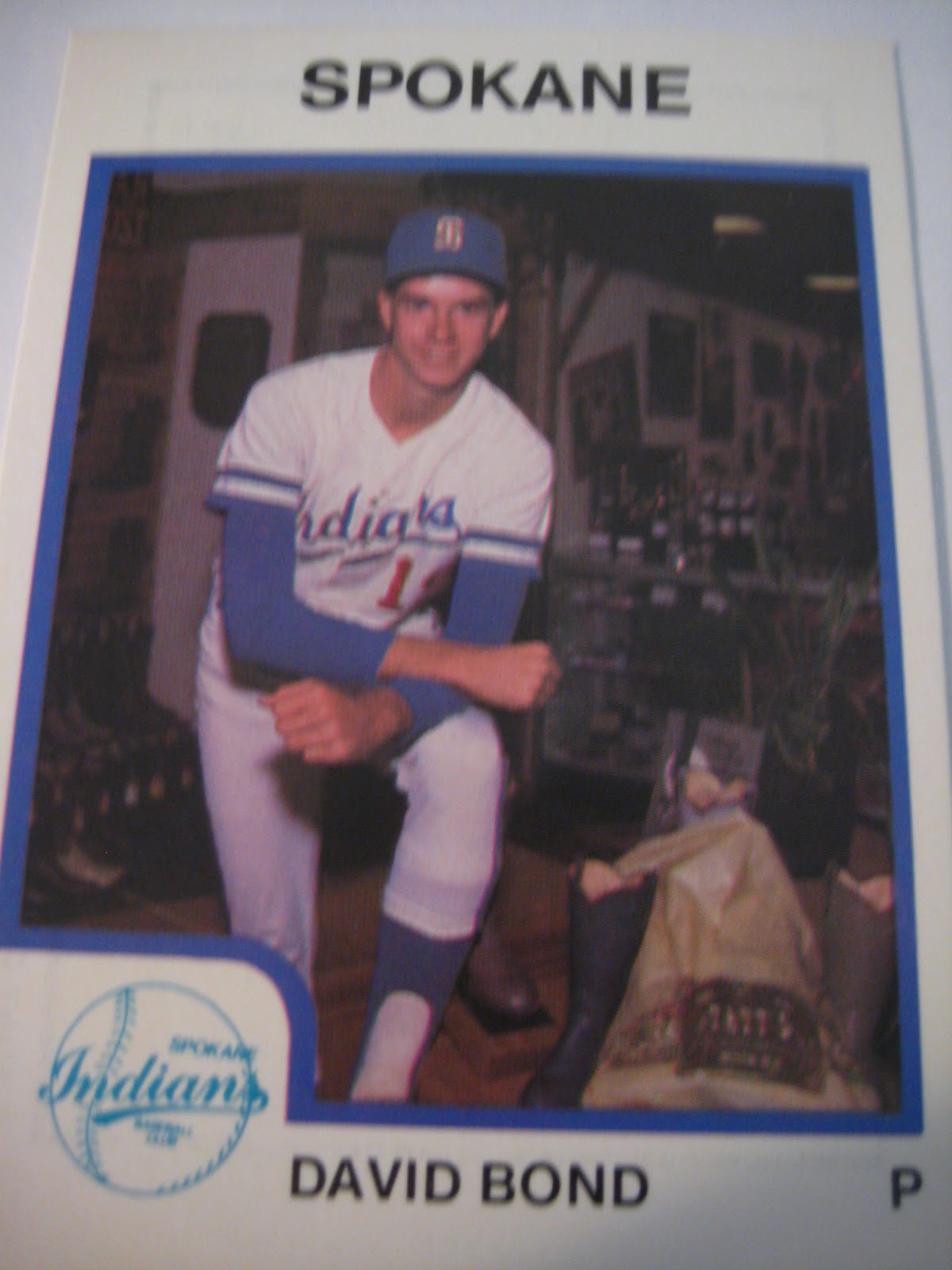 Baseball Cards Come to Life! 1987 Spokane Indians at the Mall David Bond