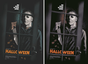 Halloween Movie Poster Screen Print by Ghoulish Gary Pullin x Grey Matter Art