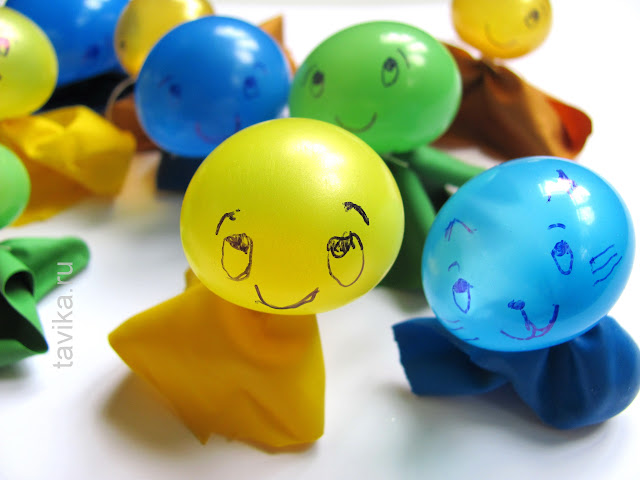 поделка: куколка из воздушного шарика