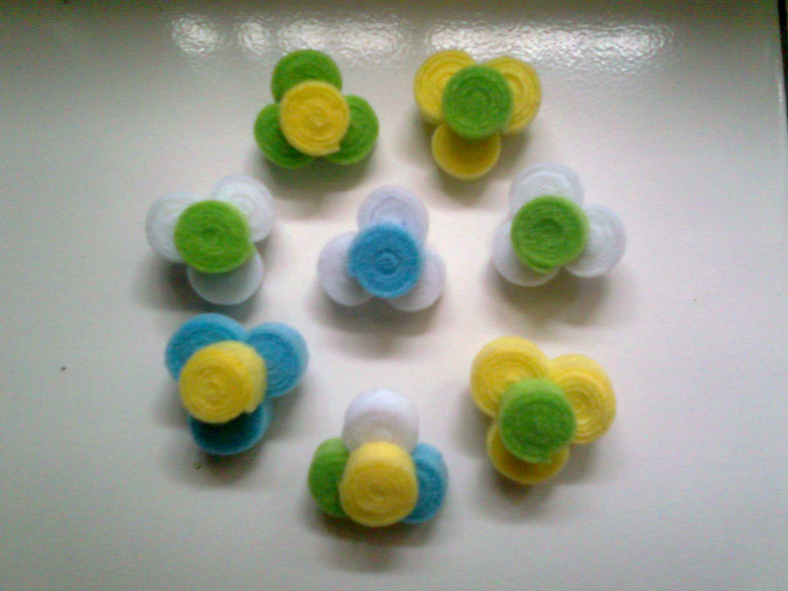 Aneka macam manikmanik dari kain flanel Mei 2013