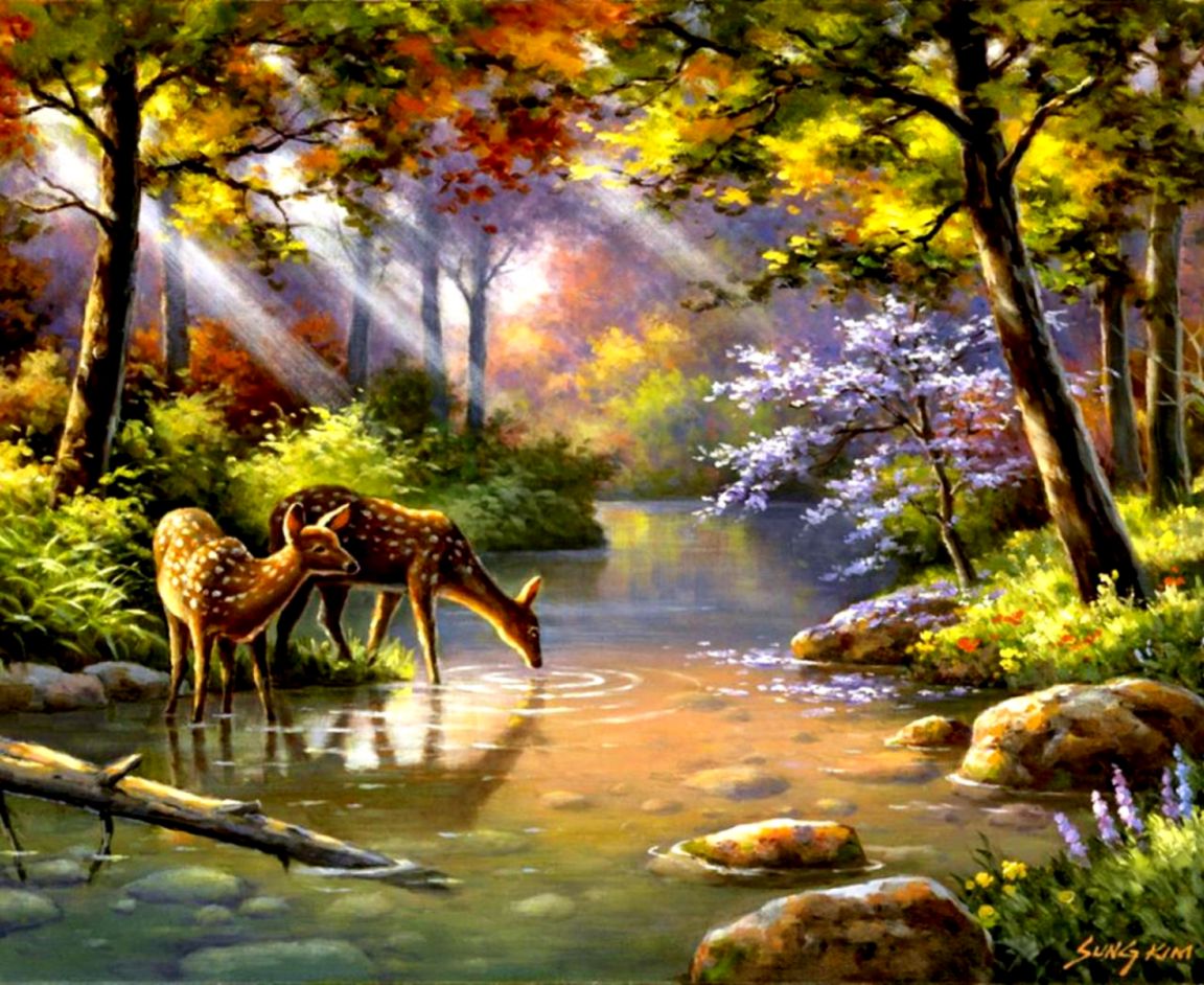 Nature Painting Wallpaper | All HD Wallpapers Gallery