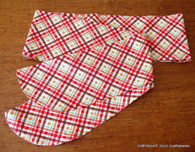 Craftiments:  Autumn wreath sash