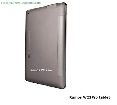 Ramos W22Pro tablet back
