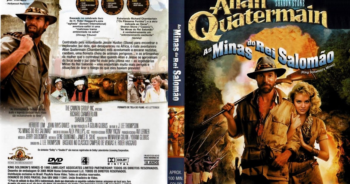 Allan Quatermain Et Les Mines Du Roi Salomon Patrick Swayze Capas Filmes Aventura: Allan Quatermain E As Minas do Rei Salomão